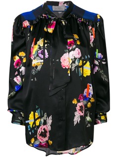 Preen By Thornton Bregazzi Even bow tie floral blouse