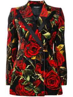 Dolce & Gabbana куртка с цветочным принтом