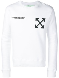 Off-White толстовка с принтом