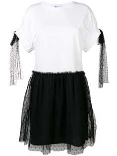 Red Valentino двухцветное платье из тюля