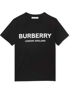 Burberry Kids футболка с принтом логотипа