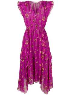 Ulla Johnson асимметричное платье с цветочным принтом