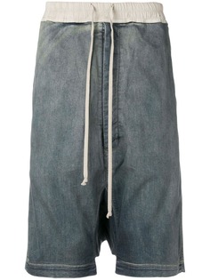 Rick Owens DRKSHDW джинсовые шорты с заниженной посадкой