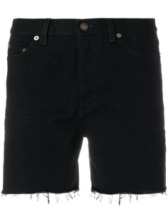Saint Laurent джинсовые шорты мешковатого кроя