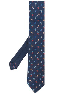 Etro галстук с узором пейсли