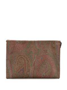 Etro клатч с принтом пейсли