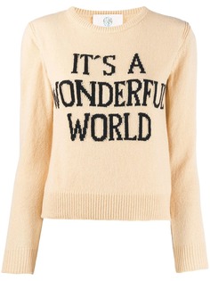 Alberta Ferretti свитер Its a Wonderful World