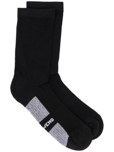 Rick Owens носки в рубчик с логотипом