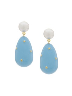 Eshvi star drop earrings