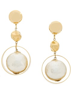 Susan Caplan Vintage серьги Statement 1980-х годов