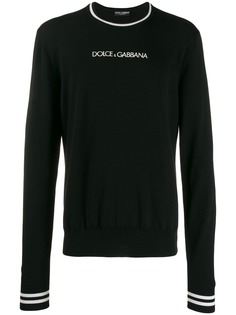 Dolce & Gabbana толстовка с вышитым логотипом