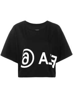 Mm6 Maison Margiela укороченная футболка