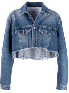 Givenchy укороченная джинсовая куртка