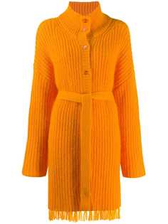 Kenzo belted long-line cardigan