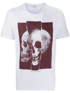 Alexander McQueen футболка с принтом Skull