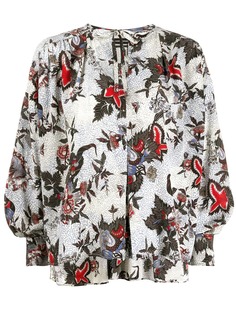 Isabel Marant топ Amba с принтом