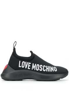 Love Moschino кроссовки-носки с логотипом