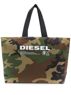 Diesel сумка-тоут с камуфляжным принтом