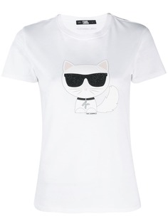 Karl Lagerfeld футболка Ikonik Choupette