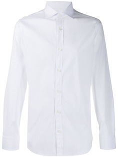 Z Zegna однотонная рубашка