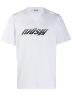 MSGM футболка с логотипом