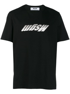 MSGM футболка с логотипом