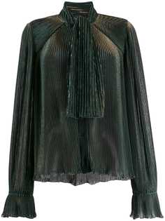 Marco De Vincenzo блузка с плиссировкой