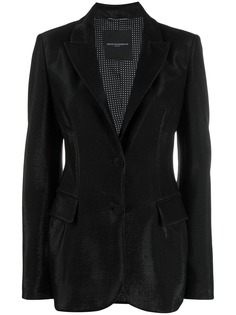 Ermanno Scervino блейзер с эффектом металлик