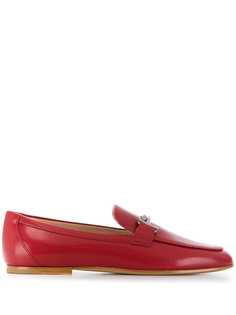 Tods лоферы с декором Double T Tod`S