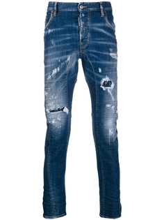 Dsquared2 джинсы с эффектом потертости