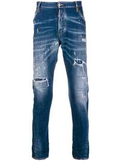 Dsquared2 джинсы с эффектом потертости
