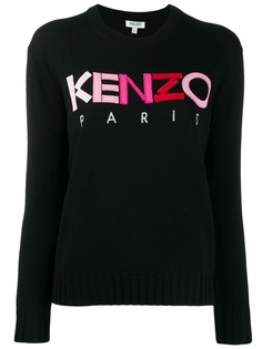 Kenzo джемпер с вышитым логотипом
