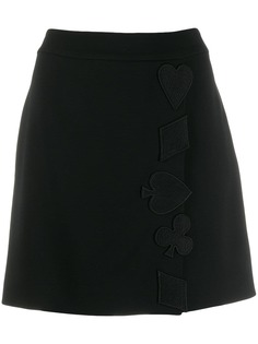 Boutique Moschino мини-юбка А-силуэта