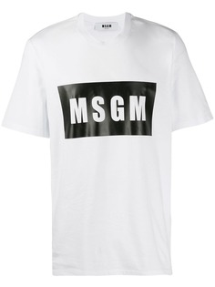 MSGM футболка с логотипом
