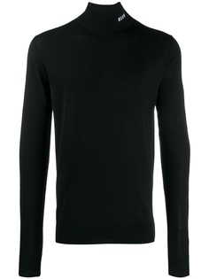 MSGM джемпер с высоким воротником