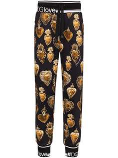 Dolce & Gabbana брюки с принтом Sacred Heart