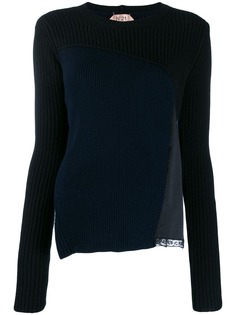 Nº21 panelled knitted jumper