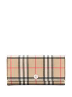 Burberry кошелек в клетку Haymarket Check