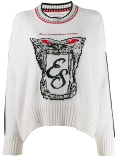 Ermanno Scervino трикотажный джемпер с логотипом