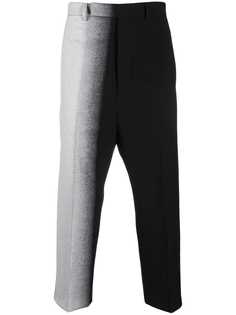 Rick Owens брюки с эффектом омбре
