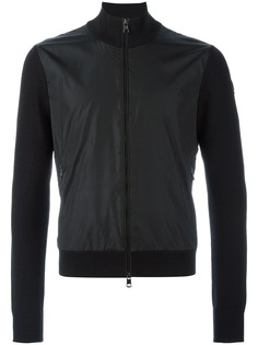 Moncler куртка с трикотажными рукавами