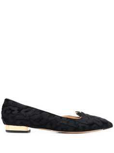 Charlotte Olympia жаккардовые балетки