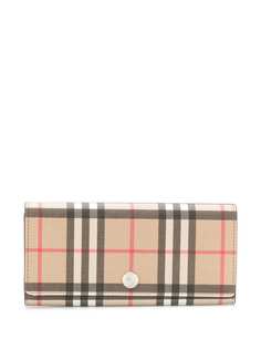 Burberry кошелек в клетку Haymarket Check
