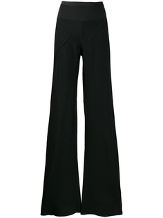 Rick Owens расклешенные брюки с завышенной талией