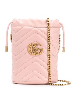 Gucci сумка-ведро с логотипом GG