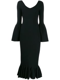 Stella McCartney платье миди с расклешенными рукавами