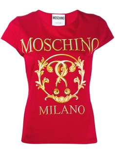 Moschino футболка с логотипом