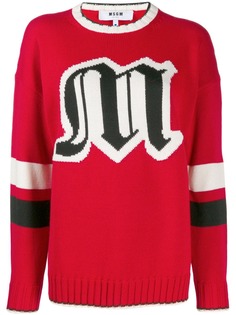 MSGM трикотажный джемпер М