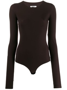 Mm6 Maison Margiela боди с длинными рукавами