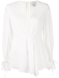 3.1 Phillip Lim блузка с завязками на рукавах